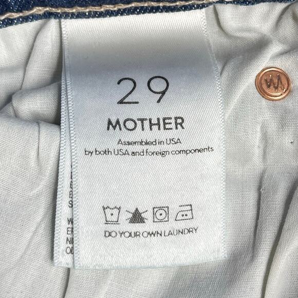 Mother The Stunner Ankle Step Fray Jeans sz 29 Helter Skelter skinny high-rise - Picture 7 of 13